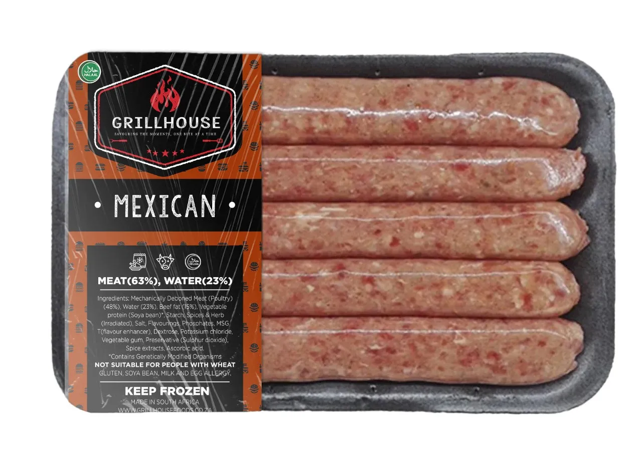 FREE GIFT | GrillHouse Mexican Griller Sausage - 10 piece pack