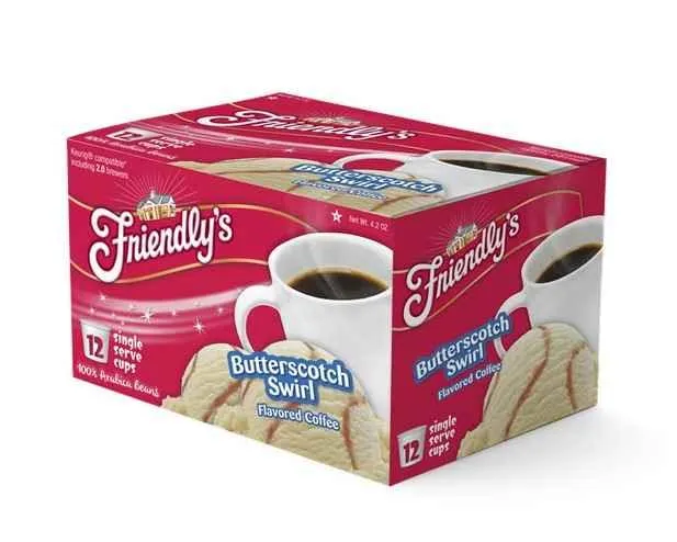 Friendly's Butterscotch Swirl Coffee Single Serve Pods