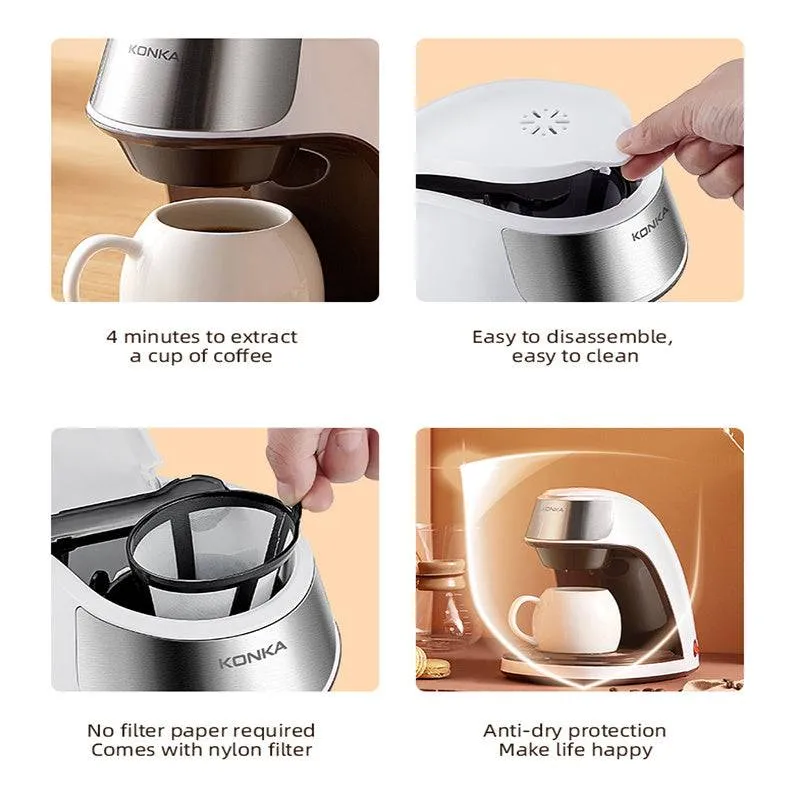 Fully Automated Coffee Maker for Home & Office – Free Ceramic Cup Included