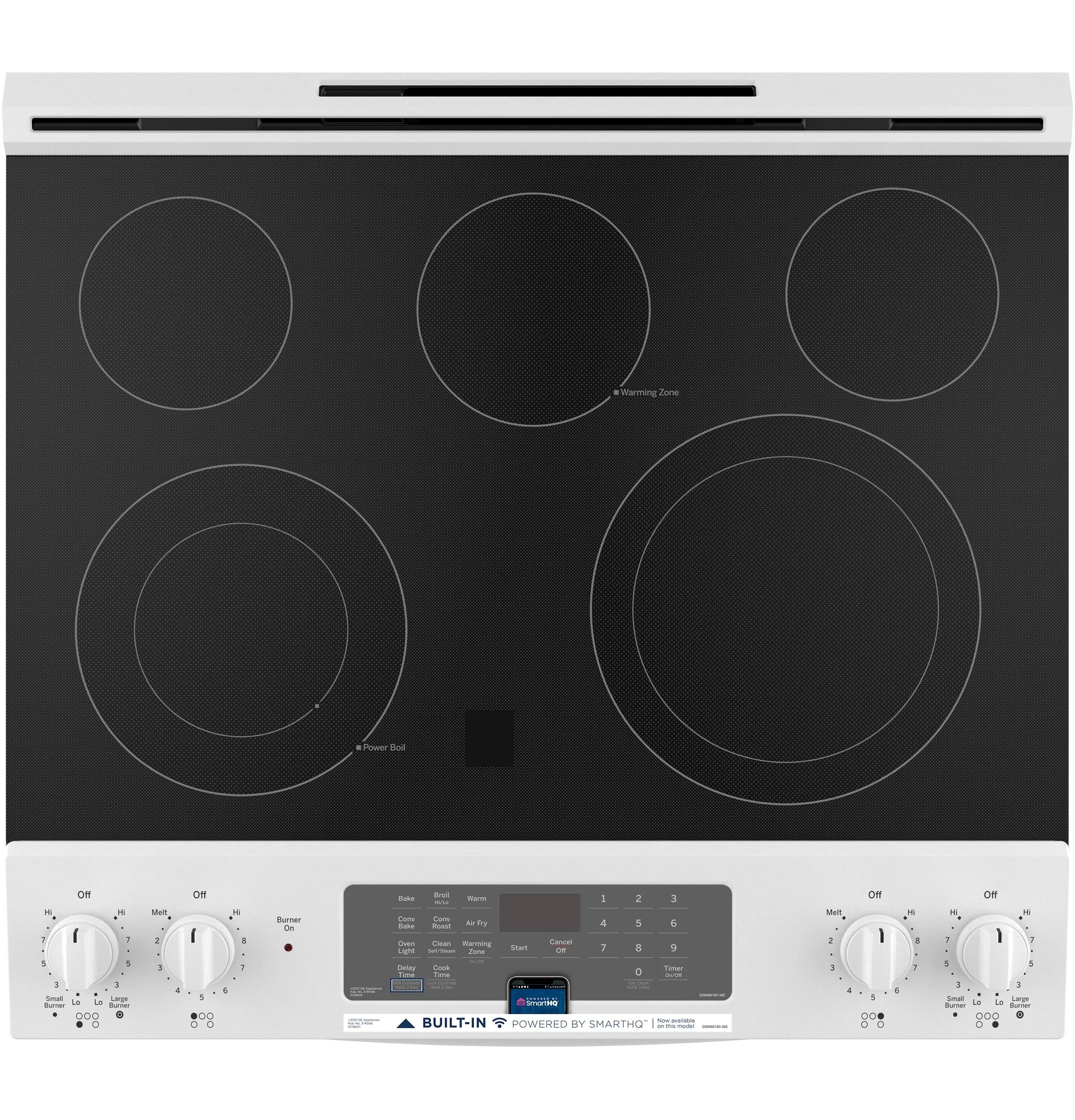 GE® 30" Slide-In Electric Convection Range with No Preheat Air Fry