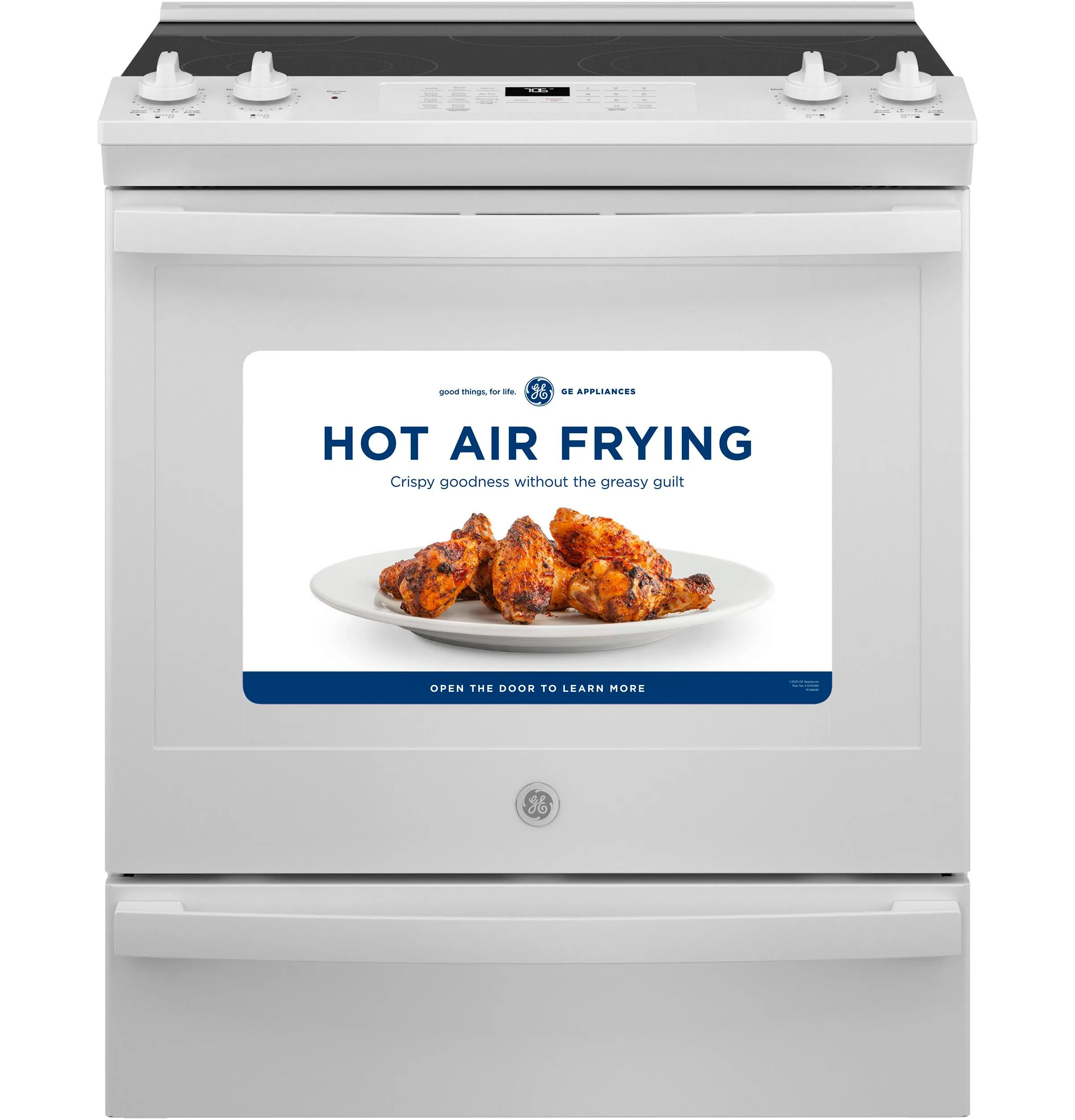 GE® 30" Slide-In Electric Convection Range with No Preheat Air Fry