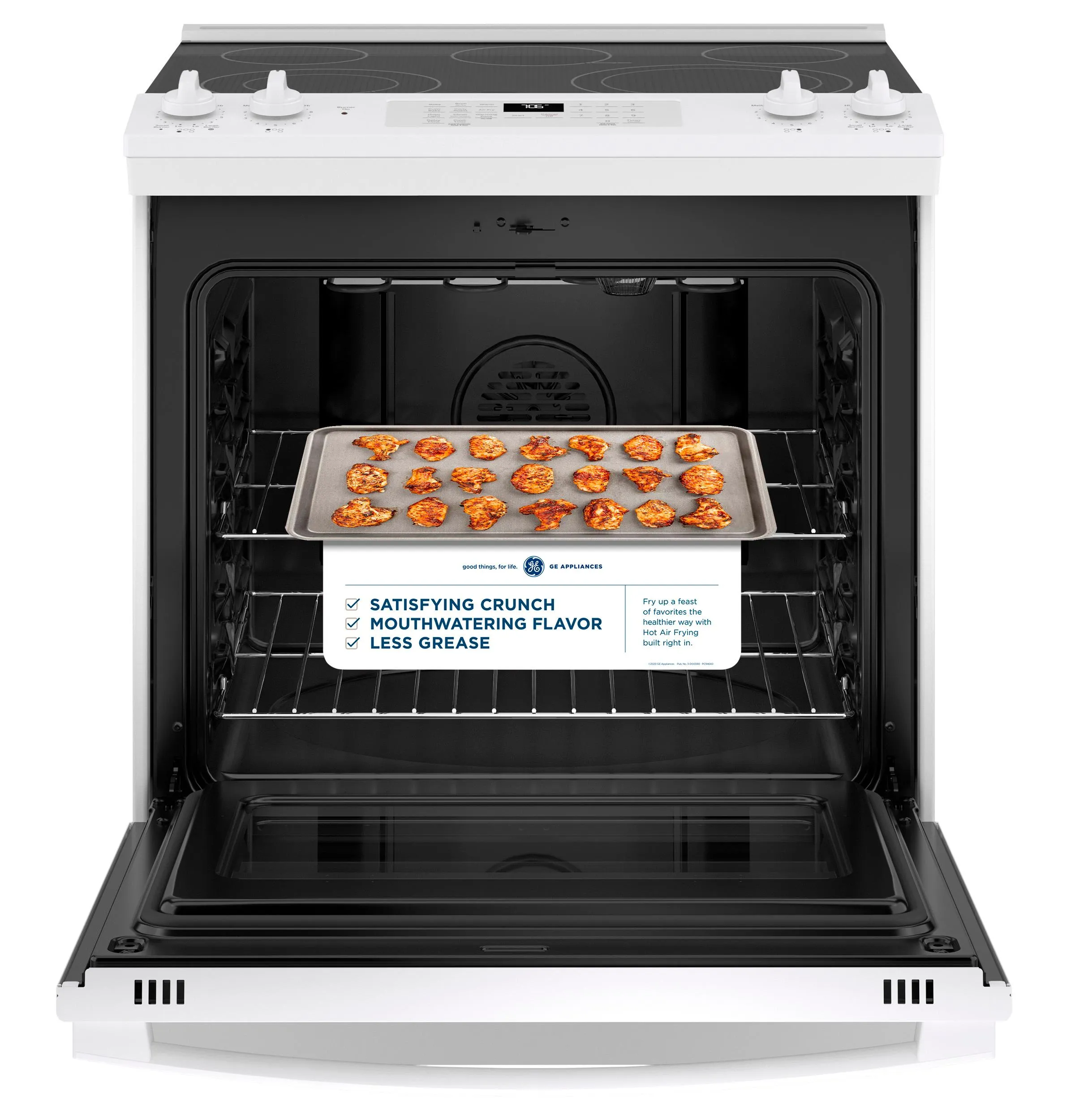 GE® 30" Slide-In Electric Convection Range with No Preheat Air Fry