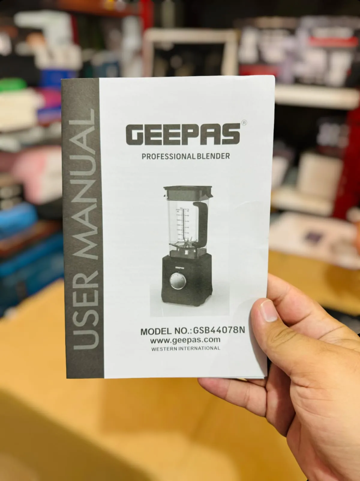 Geepas Commercial Blender GSB-44078N