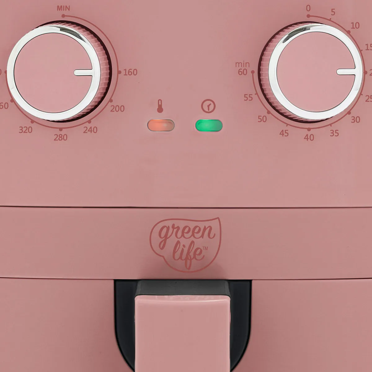 GreenLife 4.5-Quart EZ Air Fryer | Dusty Rose