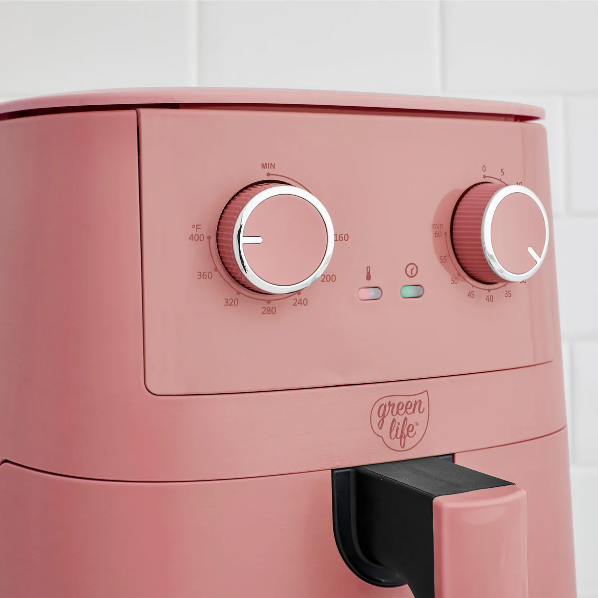 GreenLife 4.5-Quart EZ Air Fryer | Dusty Rose