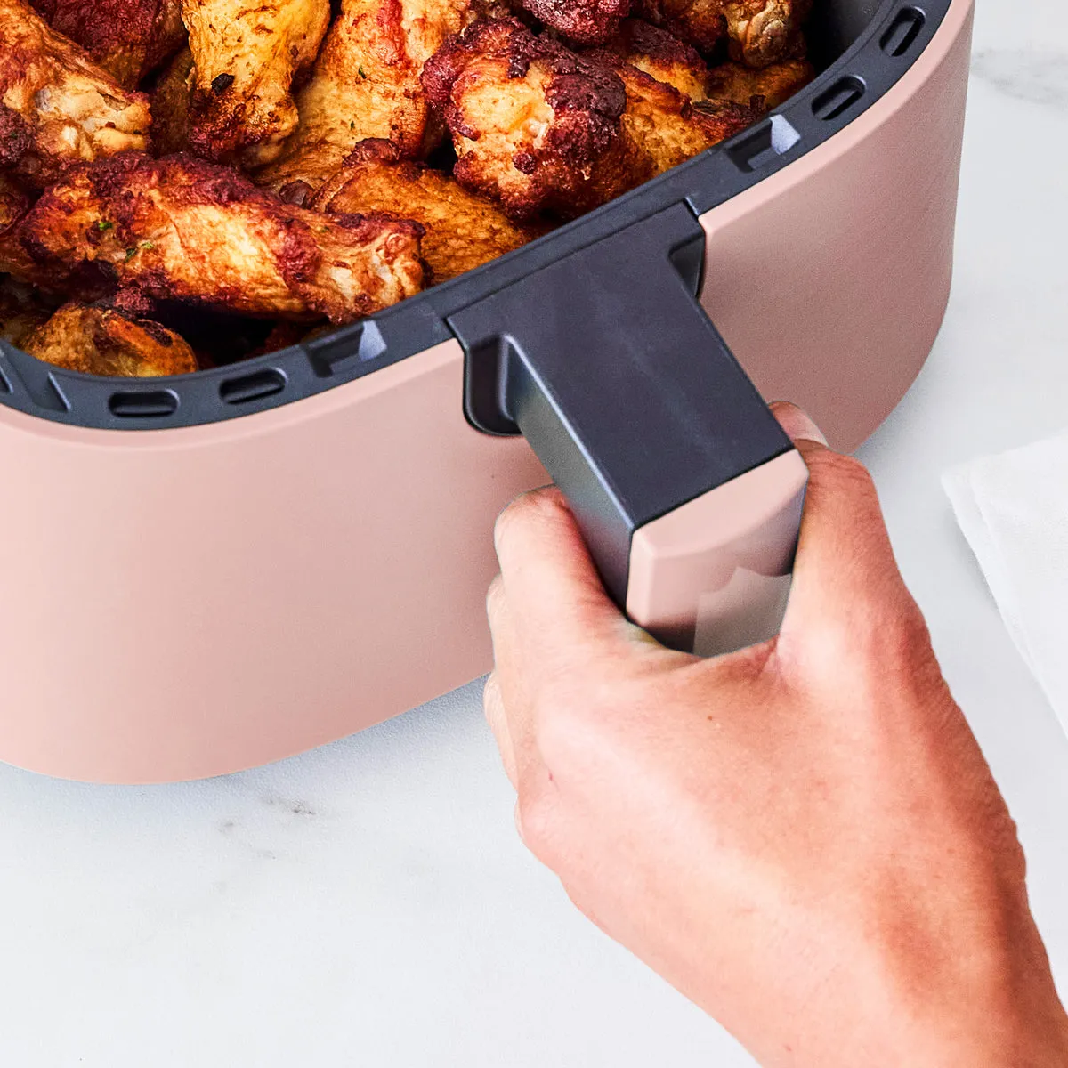 GreenLife 4.5-Quart EZ Air Fryer | Dusty Rose