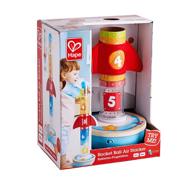 Hape - Rocket Ball Air Stacker