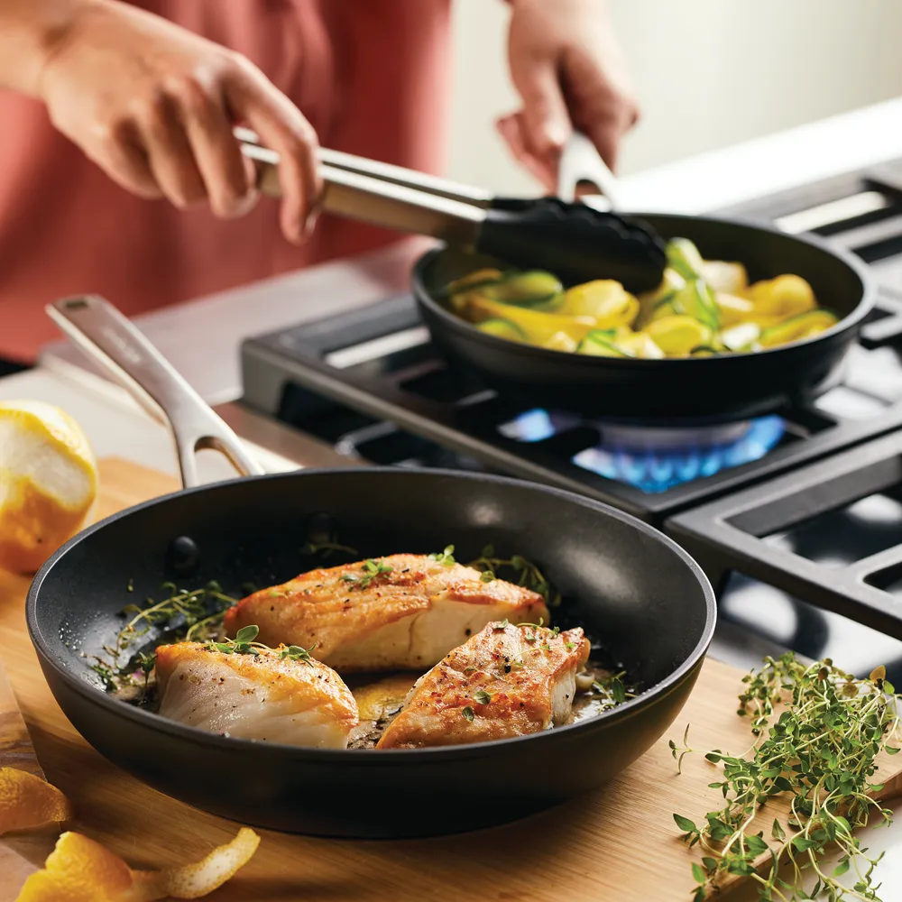 Hard-Anodized Induction 2-Piece Nonstick Frying Pan Set