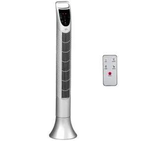 HOMCOM Tower Fan 3 Speed 91.5cm - Silver