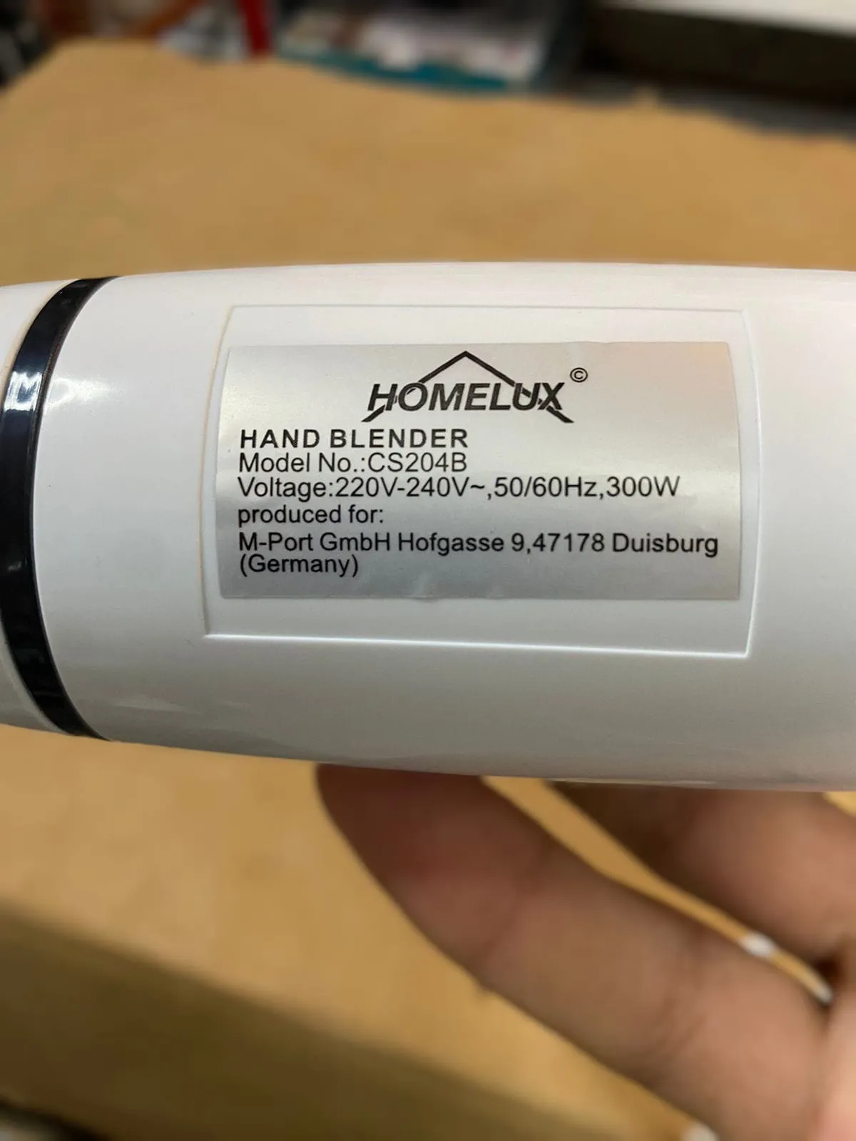 HOMELUX Hand Blender Stick (weak quality)