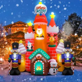 Huge Christmas Inflatable Candy Castle