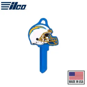 Ilco - NFL TeamKeys - Helmet Edition - Key Blank - Los Angeles Chargers - KW1 (5 Pack)