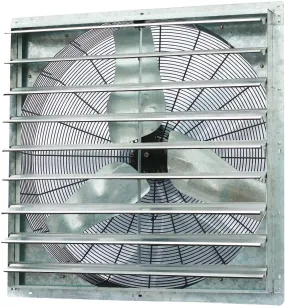 ILG8SF36S - iLIVING 36 Inch Single Speed Shutter Exhaust Fan, Wall-Mounted