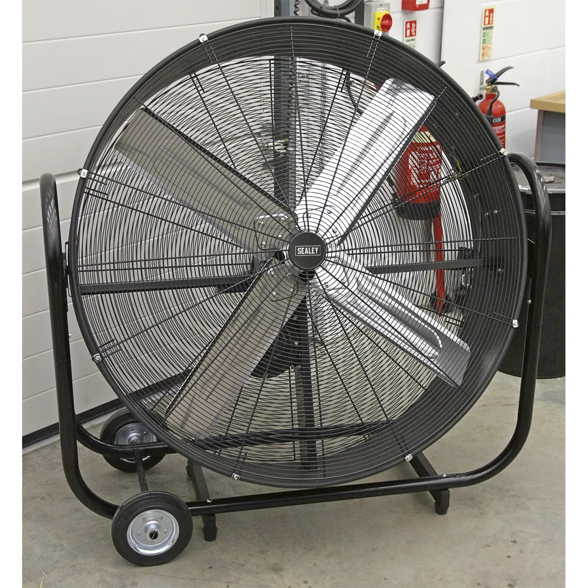 Industrial High Velocity Drum Fan 42" Belt Drive 230V