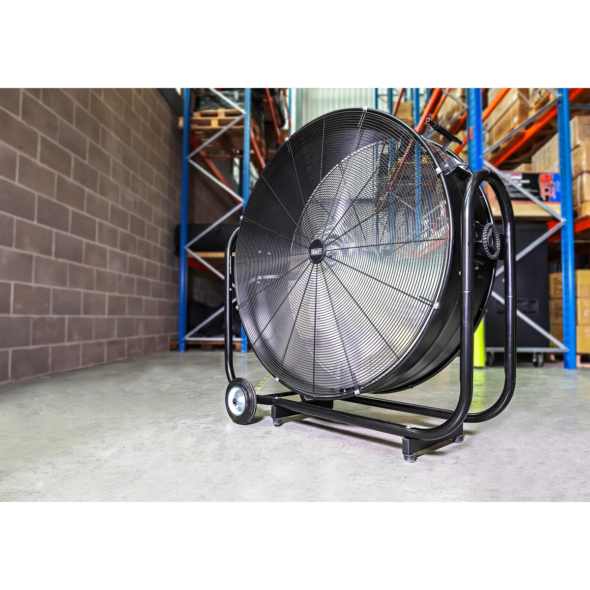 Industrial High Velocity Drum Fan 42" Belt Drive 230V