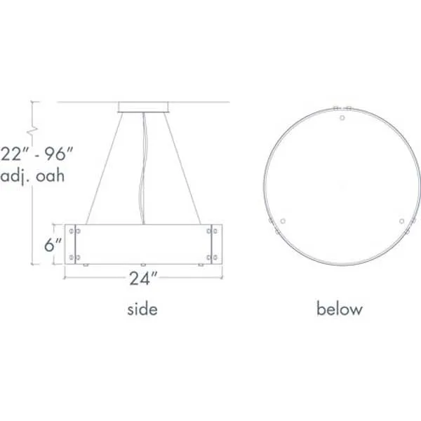 Invicta 16358-SM Indoor/Outdoor Stem Mount Pendant By Ultralights Lighting