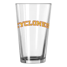 Iowa State Cyclones Boelter Brands Clear Pint Glass (16oz)