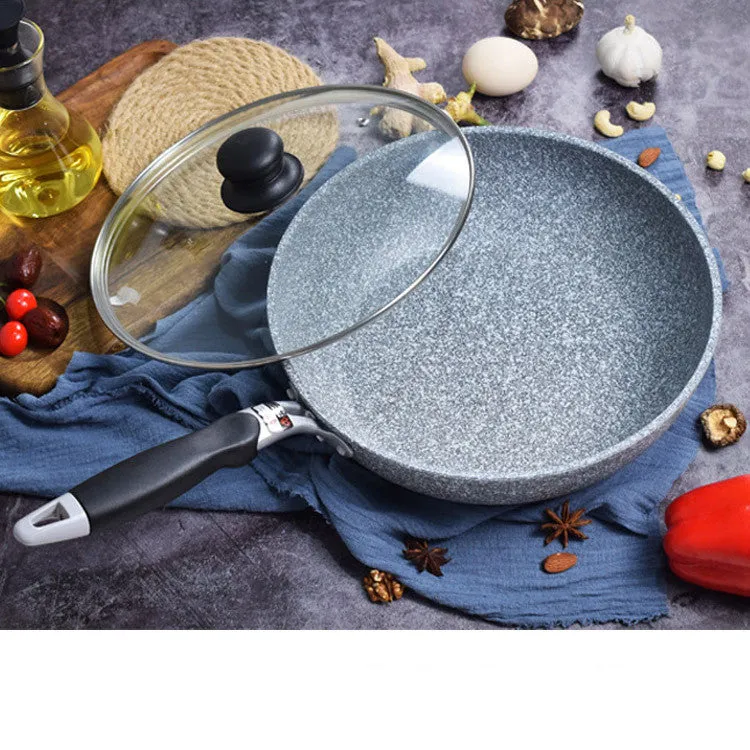 Japanese Maifan Stone Wok Non-Stick Pan Large Deep Frying