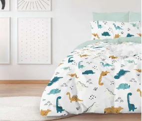 Jelly Bean GLOW ASAURUS Quilt Cover Set