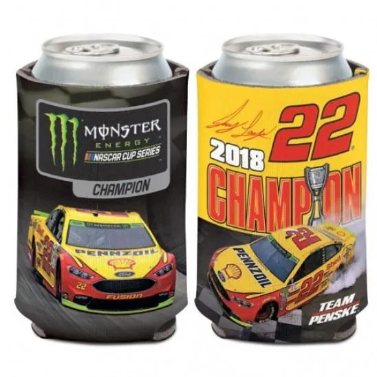 Joey Logano #22 2018 NASCAR Monster Energy Cup Champion WinCraft Can Cooler