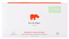 Kiss the Hippo Coffee Organic House Blend Pods 10 pods