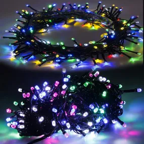 Kuber Industries LED Pixel String Lights | Diwali Lights | Christmas Home Decoration Lights | Copper Led Pixel String Lights | Lights for Décoration | 10 MTR | Pack of 2 | Multi