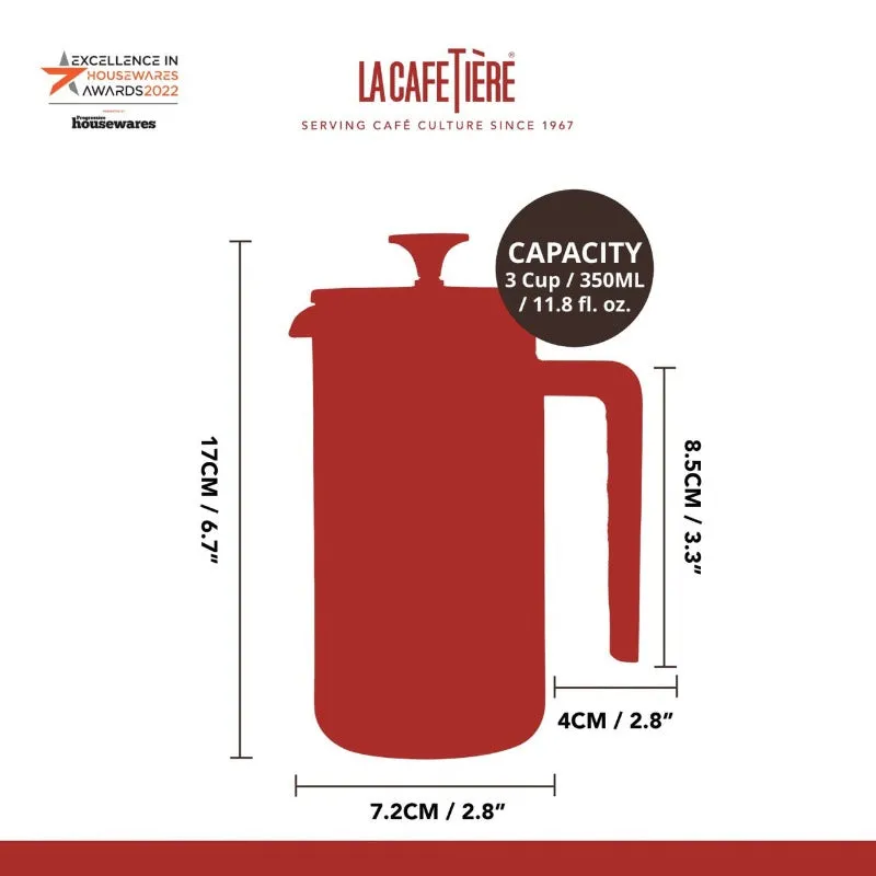 La Cafetiere Pisa Cafetiere 3 Cup Latte