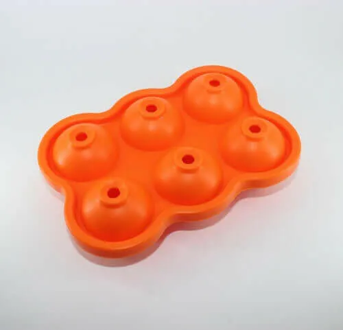 Large Ice Cube Maker Silicone Mold 6 Cell Ice Ball