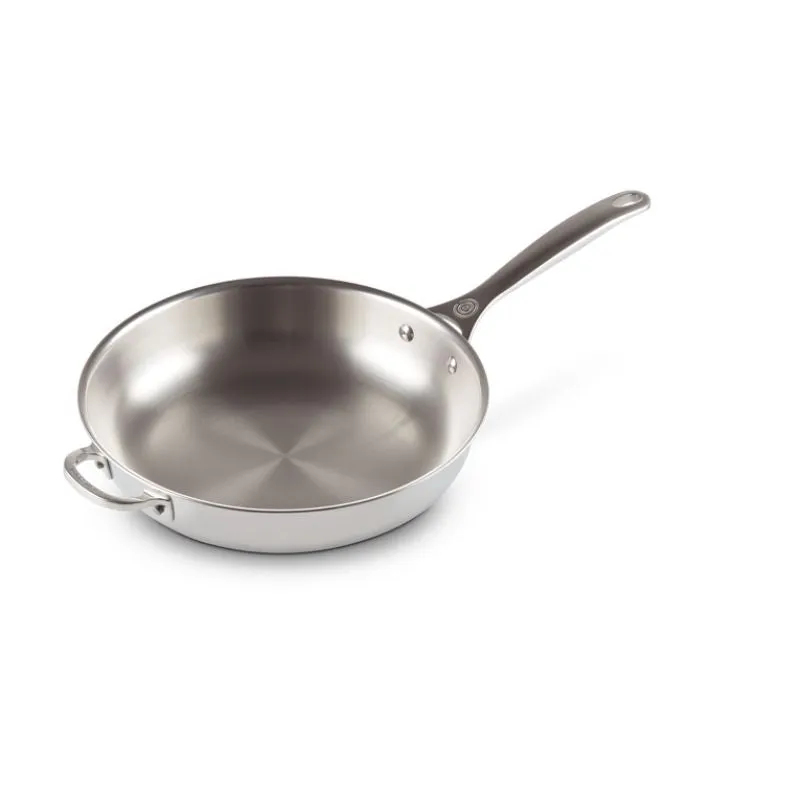 Le Creuset Signature Stainless Steel Uncoated Frying Pan 28cm