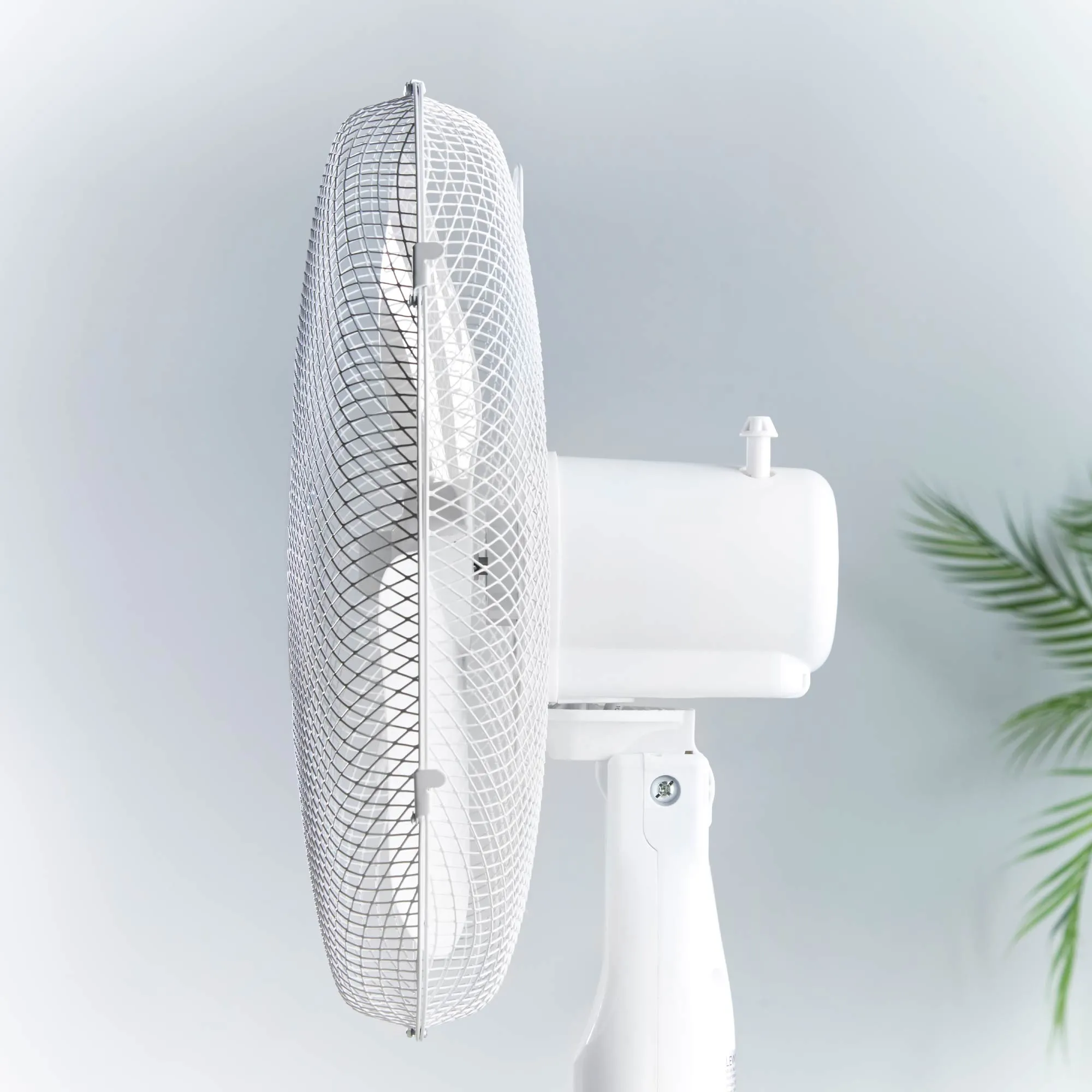 Lewis's 16 Inch  Standing Pedestal Fan  - White