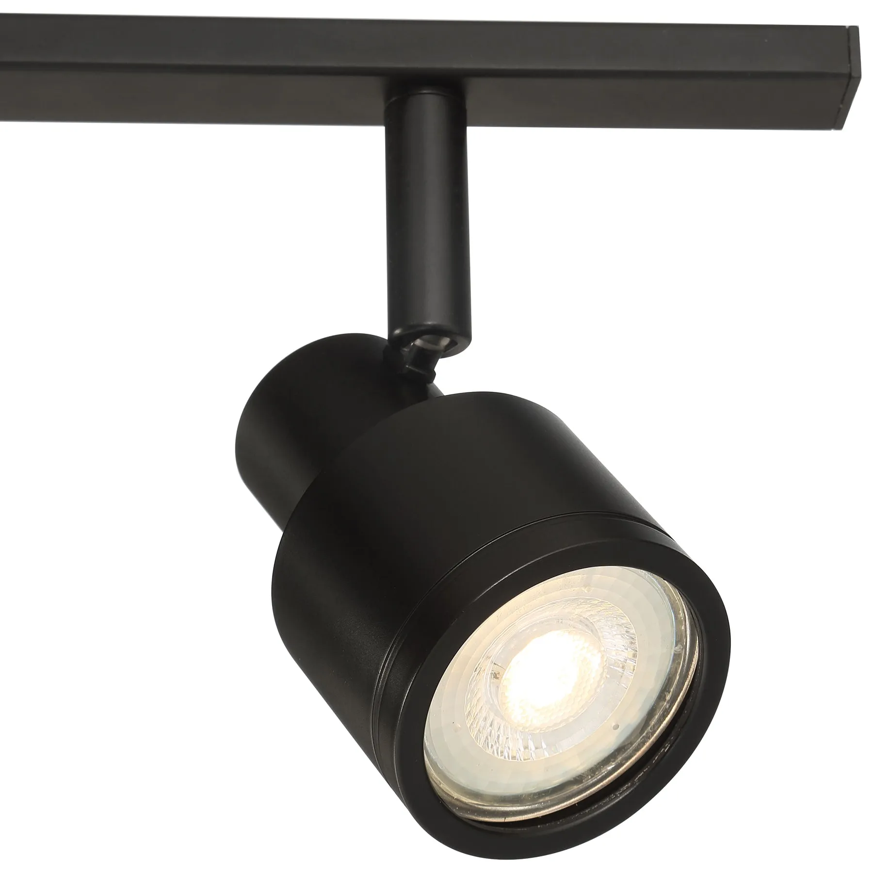 Lincoln 6.5" LED Contemporary Track Light Matte Black