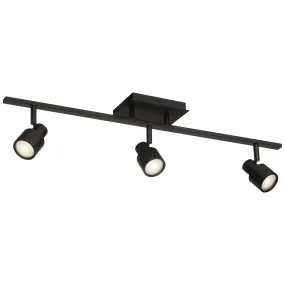 Lincoln 6.5" LED Contemporary Track Light Matte Black