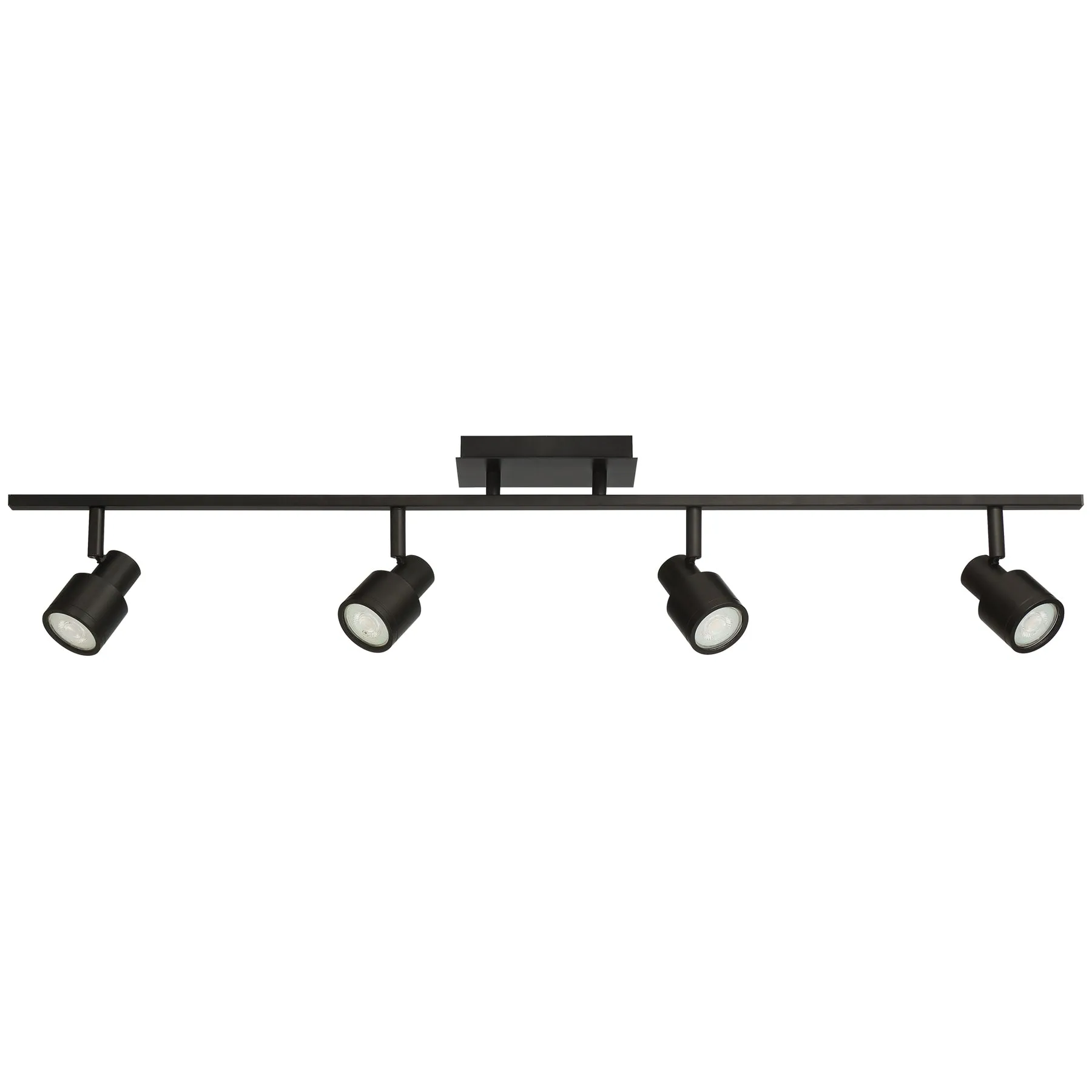 Lincoln 6.5" LED Modern Track Lighting Fixture Matte Black