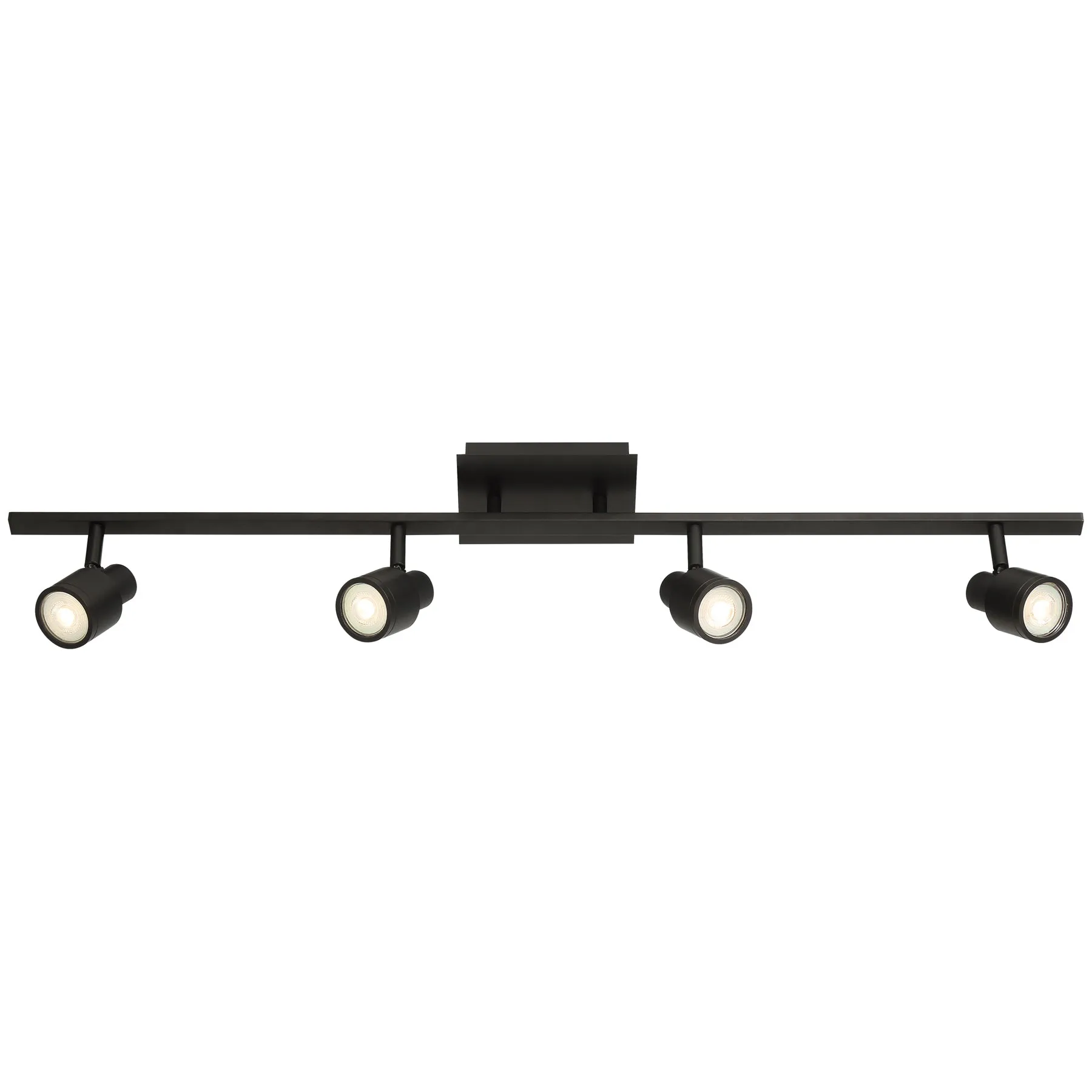 Lincoln 6.5" LED Modern Track Lighting Fixture Matte Black