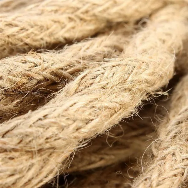 Linen Rope Covered Twisted Cord - 100 ft. spool - 18 AWG