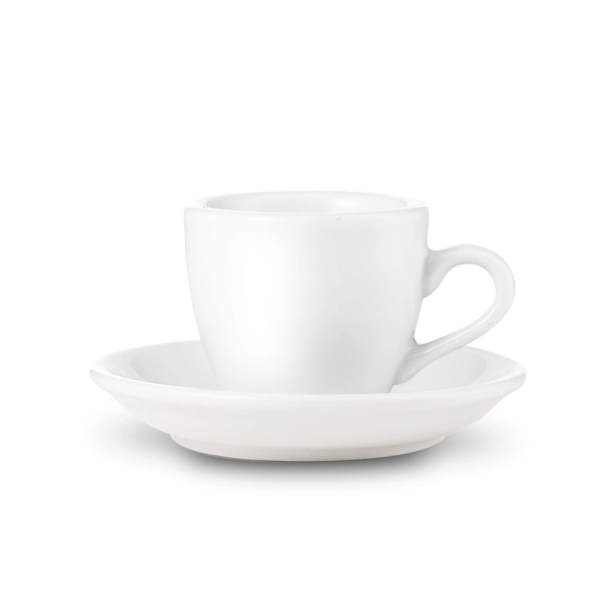 Loveramics Egg Style Espresso Cup & Saucer - White (2.7oz/80ml)