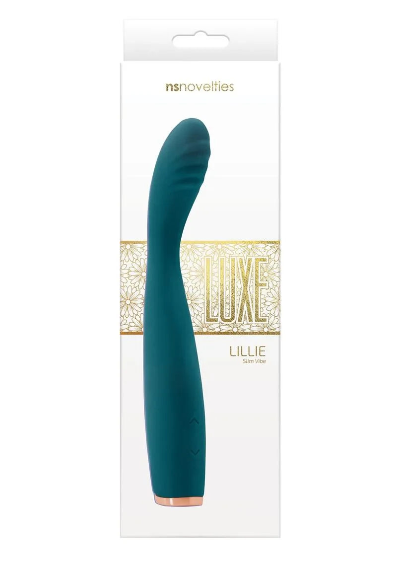 Luxe Lillie Silicone Rechargeable Vibrating Slim Wand Massager