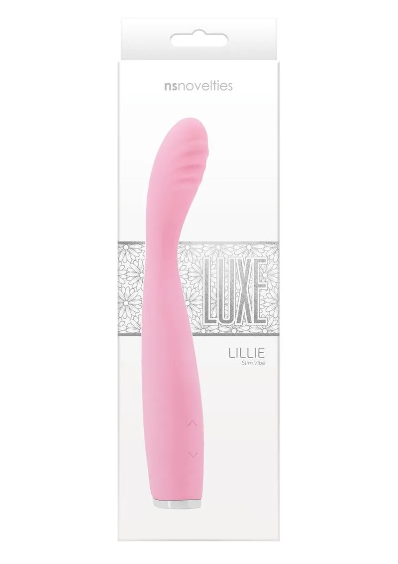 Luxe Lillie Silicone Rechargeable Vibrating Slim Wand Massager