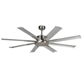 Martec Albatross 65in 165cm DC Ceiling Fan - Brushed Nickel