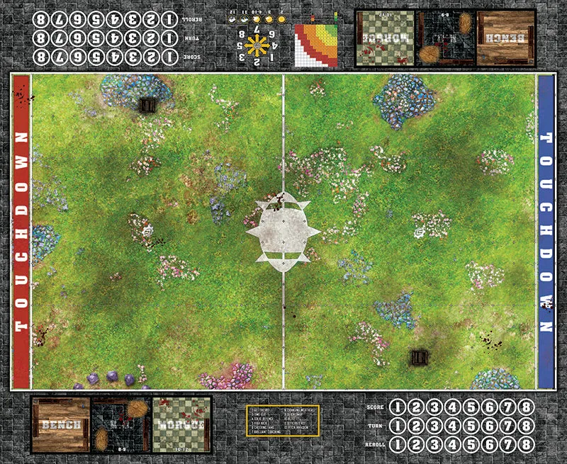 Mats by Mars: Faewild Fields Fantasy Football Play Mat / Pitch