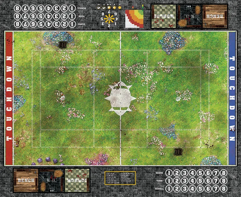 Mats by Mars: Faewild Fields Fantasy Football Play Mat / Pitch