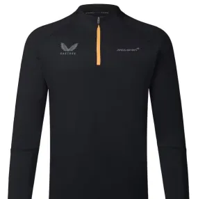 McLaren F1 Men's 1/4 Zip Midlayer- Black