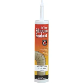 Meeco's Red Devil 10.3 Oz. Clear Silicone Hi-Temp Sealant