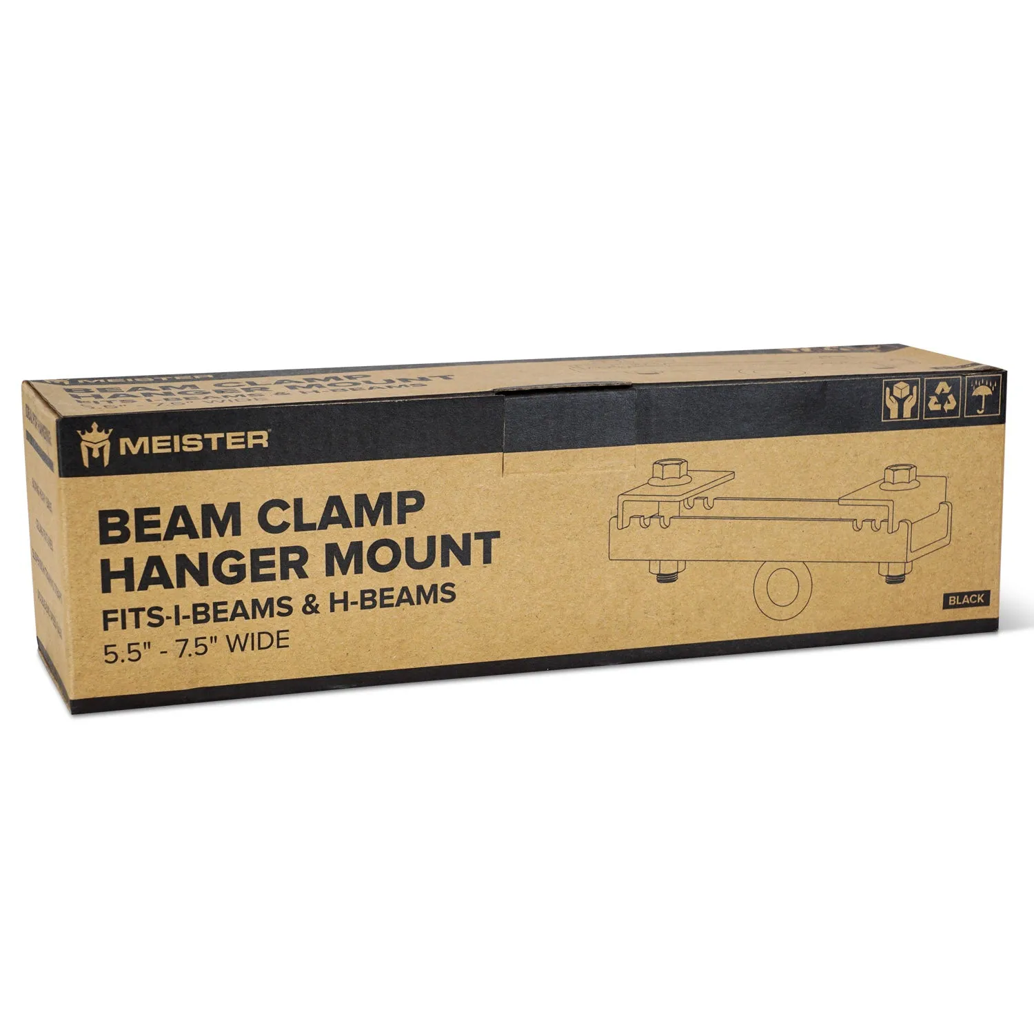 Meister Beam Clamp Hanger Mount for I-Beams & H-Beams