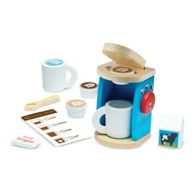 Melissa & Doug Wooden Brew & Serve Coffee Set