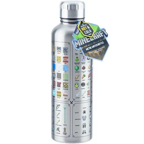 Minecraft 16 oz. Metal Water Bottle