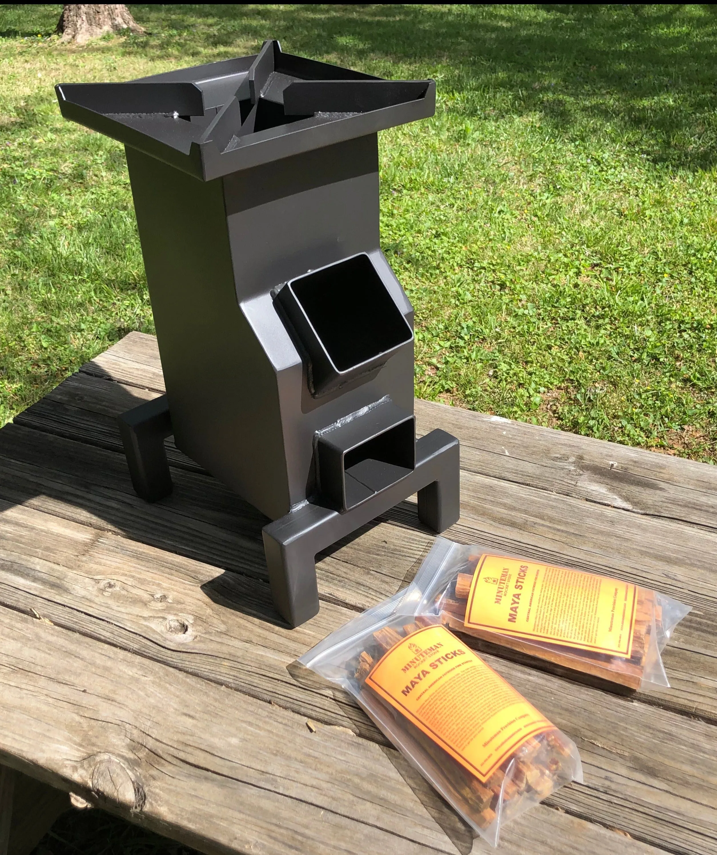 Minuteman Titan Rocket Stove