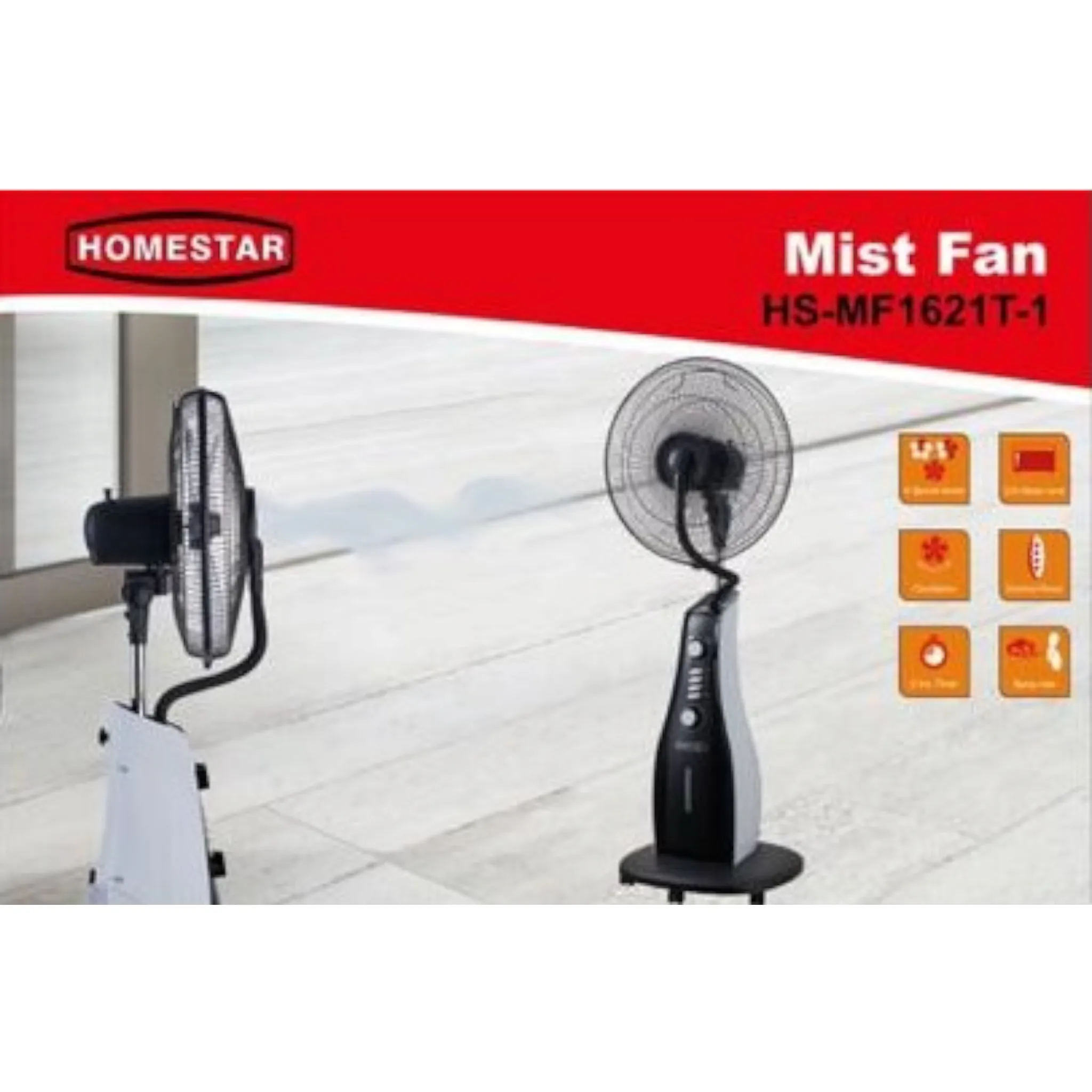 Mist Pedestal Fan MF-1621T