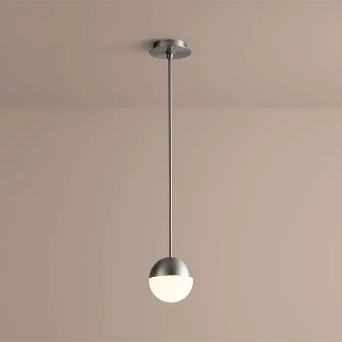 Mondo 6" Pendant - Satin Nickel