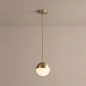 Mondo 8" Pendant - Aged Brass